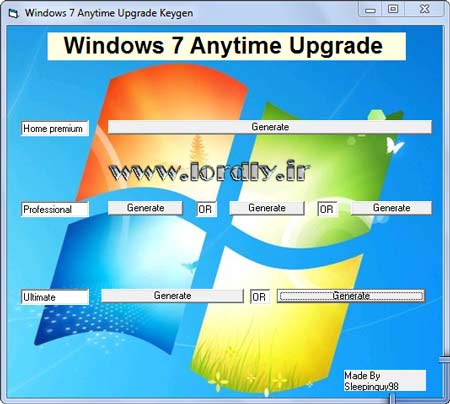 Windows 7 Anytime Upgrade Keygen 2013