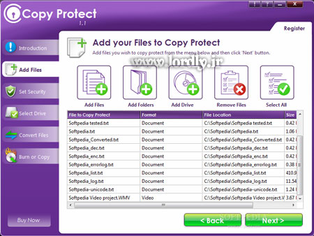 کپی اکیدا" ممنوع Newsoftwares Copy Protect v1.5.0