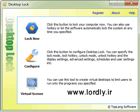 قفل کننده دسکتاپ-Desktop Lock Business Edition 7.3.1