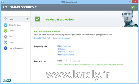 ESET Smart Security 5.2.9.1 Final - بسته امنیتی NOD32