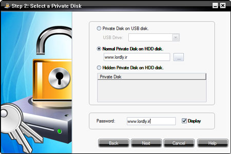 رمز گذاری در درایو ها GiliSoft.Private.Disk.4.5