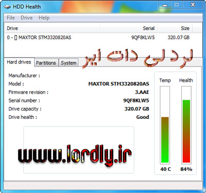 اطلاع از سطح سلامتی هارد دیسک خود با HDD Health