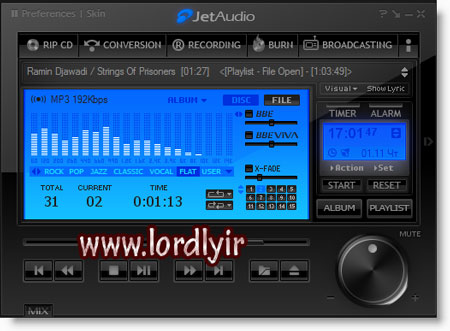 JetAudio 8.0.17.2010 Plus VX - پلیر قدرتمند 