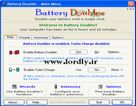 Laptop Battery Doubler v1.2.1-مدیریت باطری لپ تاپ
