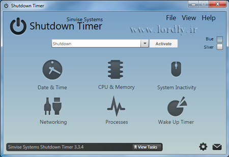 Shutdown Timer 3.3.4 - خاموش شدن رایانه در زمان مشخص