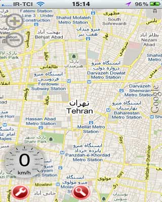 دانلود نقشه تهران برای موبایل