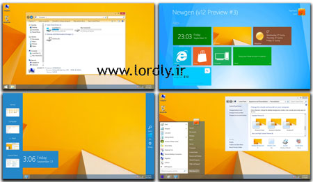 Windows 8.1 SkinPack 1.0 تم ویندوز 8.1 برای ویندوز 7 و XP
